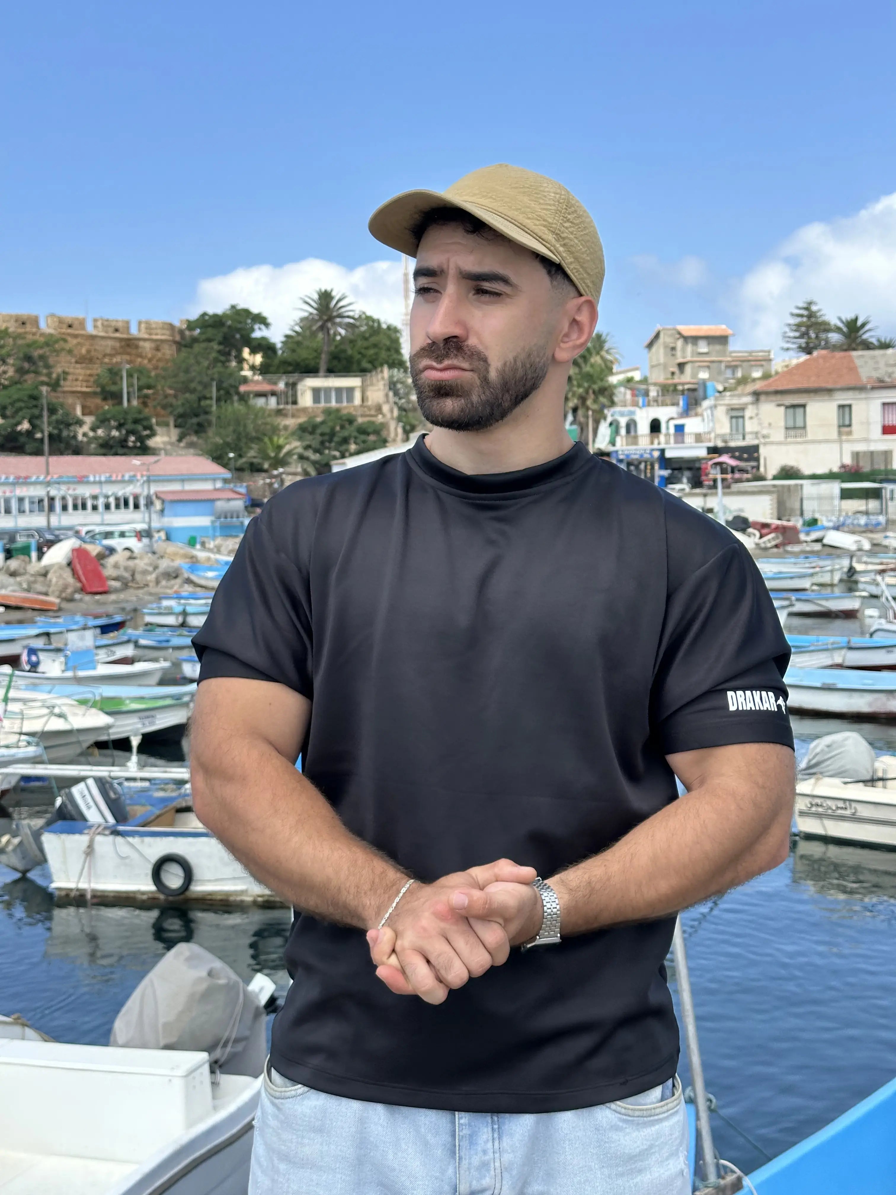 B&W Oversize T-Shirt Drakar