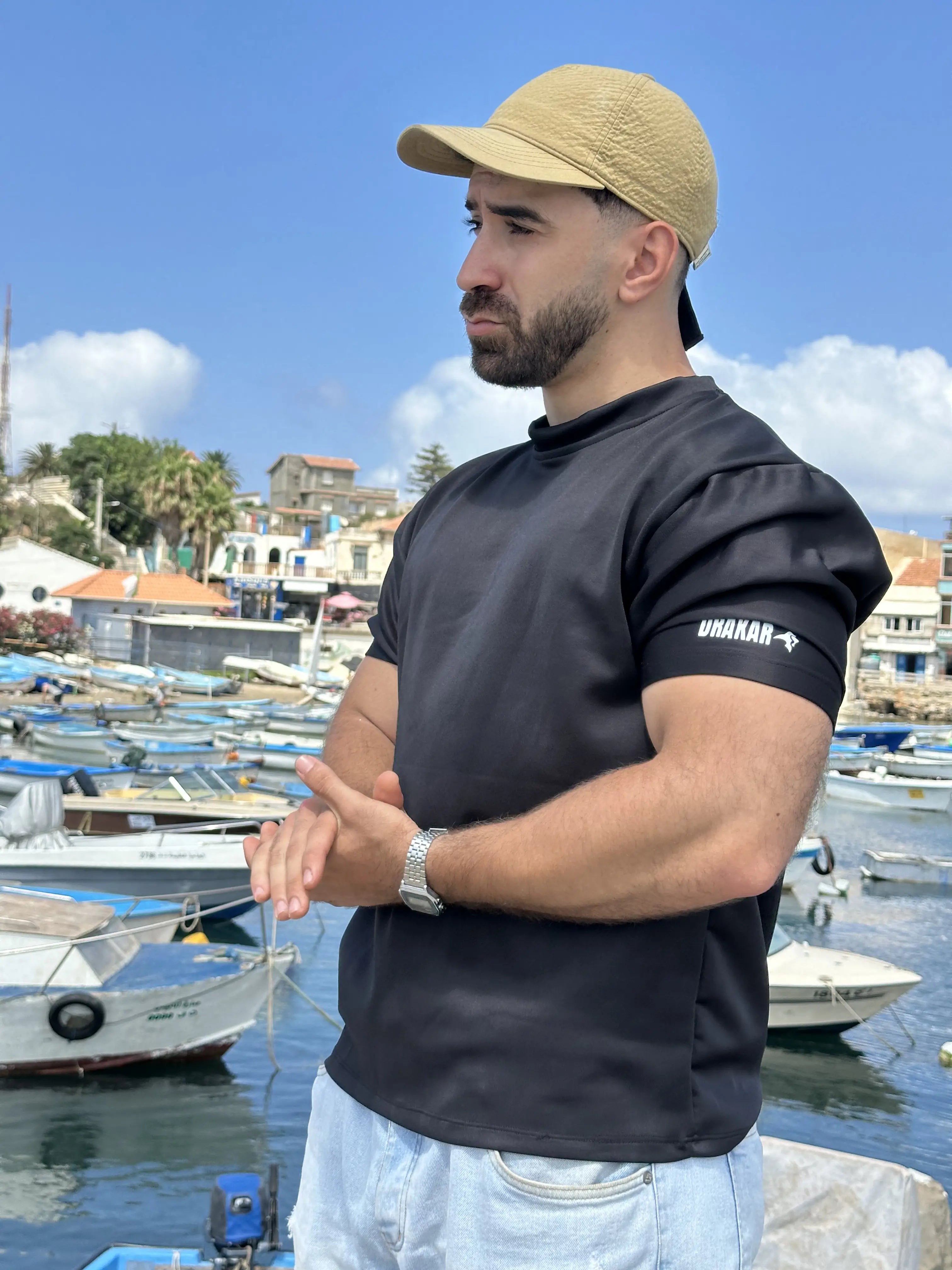 B&W Oversize T-Shirt Drakar