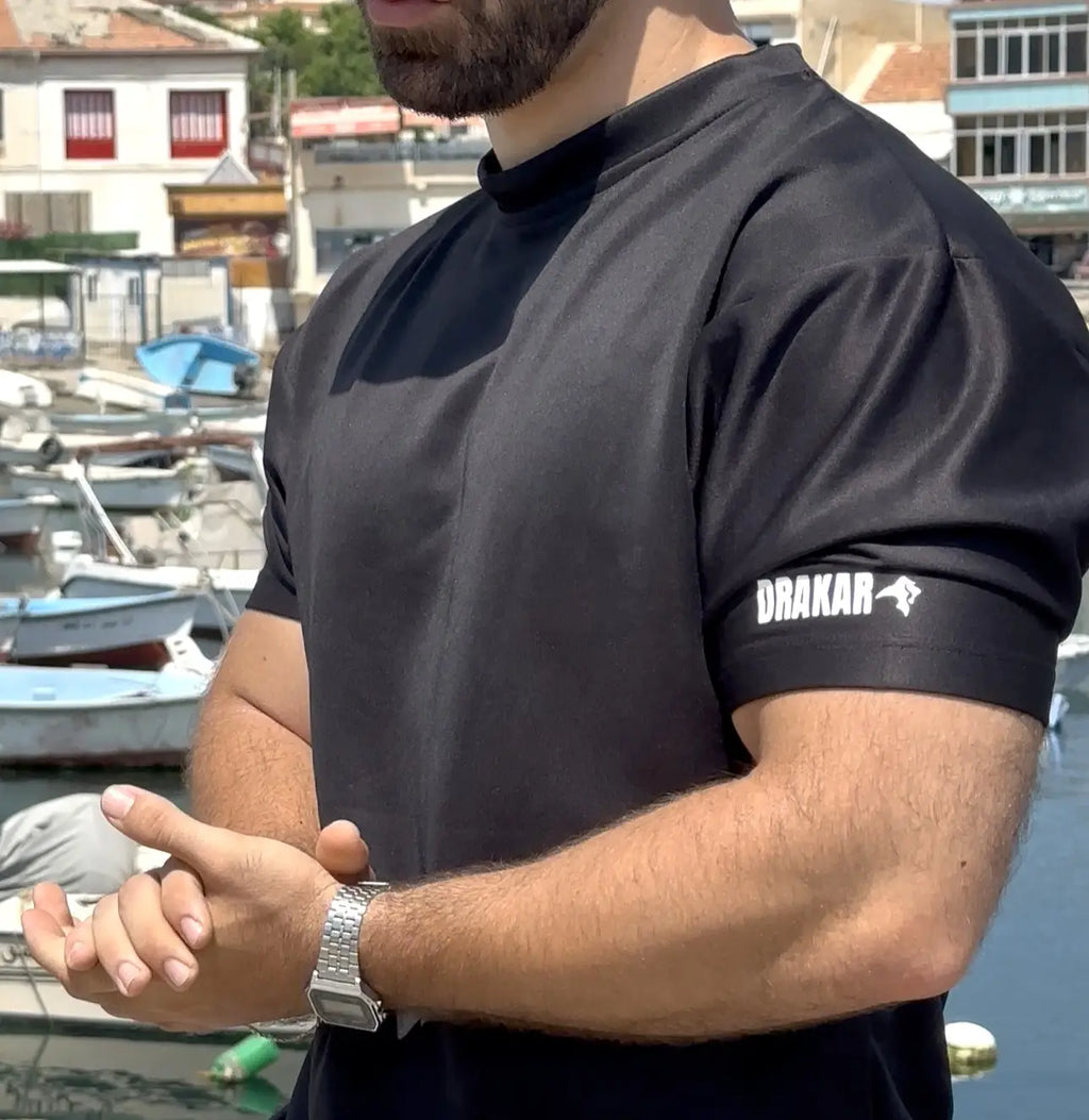 B&W Oversize T-Shirt Drakar